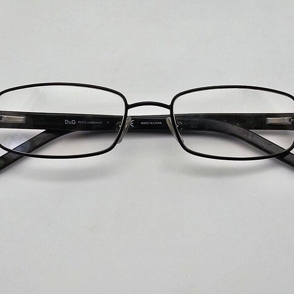 *SOLD* Dolce & Gabbana D&G5048 281 Black Grey Marble Eyeglasses Frame - Picture 10 of 12